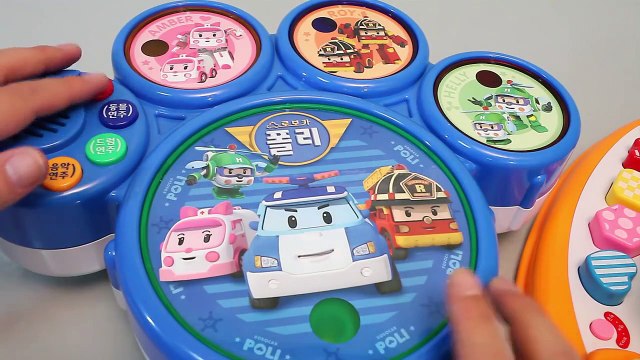 뽀로로 로보카 폴리 드럼 타요 또봇 카봇 장난감 Пороро Игрушки Pororo Robocar Poli drum music box toy