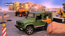 Toys for kids | Игрушки для детей - Джип Land Rover. Игрушки машины - Рабочие машины для детей