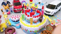 뽀로로 뽀롱뽀롱 뽀로로 생일케익 또봇 헬로카봇 장난감 동영상 Carbot Tobot Pororo cake Toys おもちゃ Игрушки