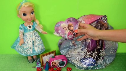 Frozen DISNEY Elsa ANNA Abrindo BALAO SURPRESA completo Em Portugues