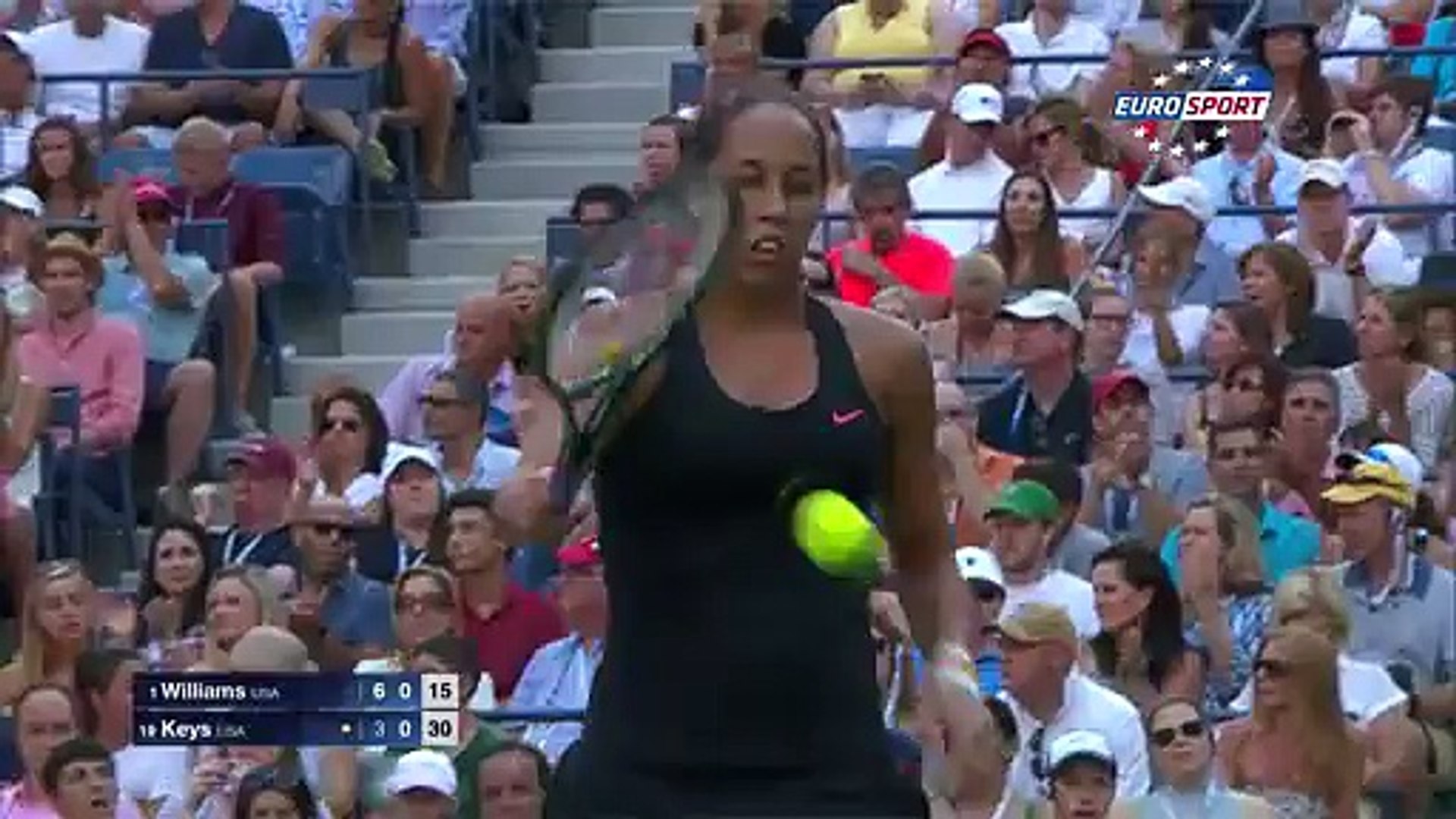 ⁣Amerika Açık: Serena Williams - Keys (Özet)