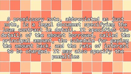Understanding Promissory Notes: What They Are & How They Are Used 💼