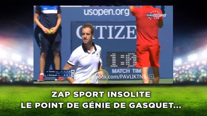 Zap sport insolite Le point de génie de Gasquet