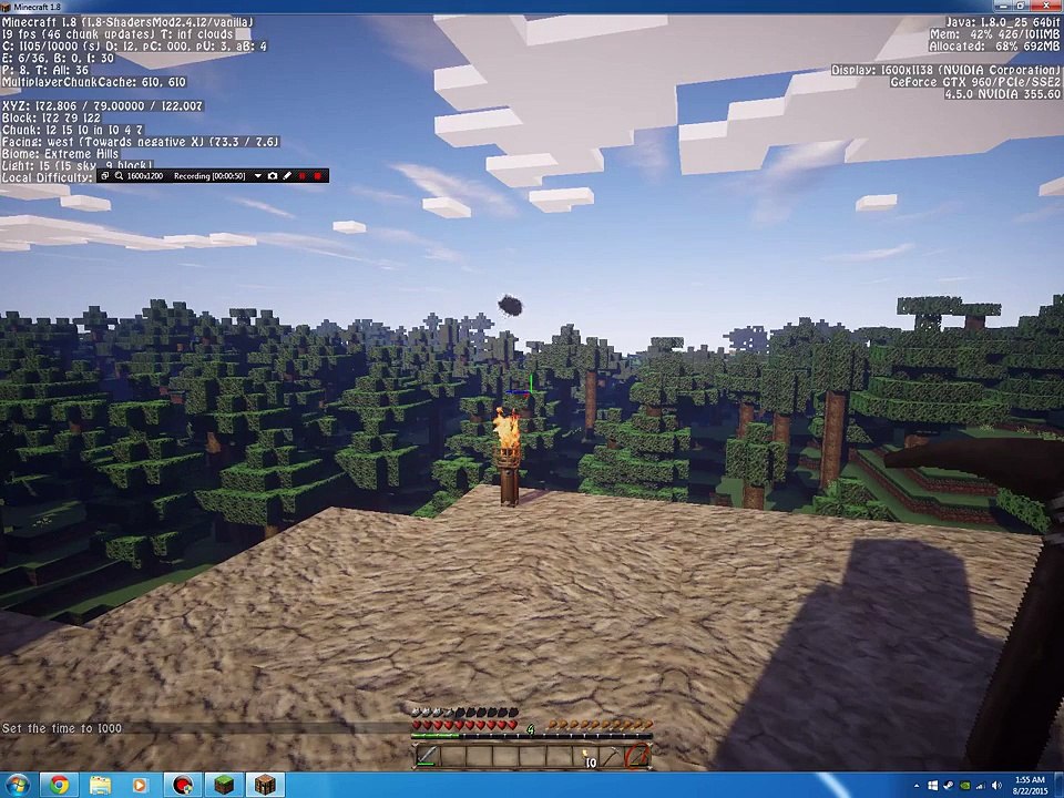 Minecraft shaders test on asus strix gtx 960