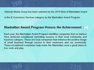 Netwide Media Group Receives 2015 Best of Manhattan Award