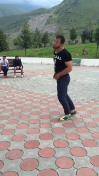 North Caucasian Wrestler Guy Dance Arabic Dance - Awesome ! - Парень Танцует Арабский Танец - Просто Супер !