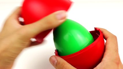 Learn Colours with Surprise Nesting Eggs! Opening Surprise Eggs with Kinder Egg Inside!