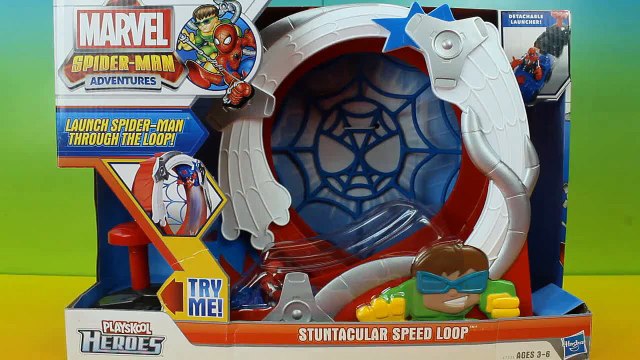 Playskool Heroes Marvel Spider Man Adventures Stuntacular Speed Loop Just4fun290