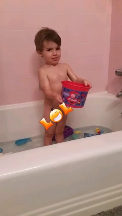 Boy gets wet using Peppa the Pig voice