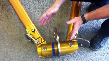 Trench Rescue Individual Skills Testing Paratech Bipod Set Up