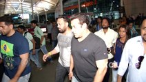 EXCLUSIVE: Salman Khan, Sooraj Pancholi, Athiya Shetty Return From Delhi | HERO Promotions