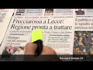 Rassegna Stampa 7 Settembre 2015 - leccenews24 -