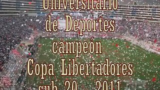 Universitario de Deportes campeón de la Copa Libertadores sub 20 (parte 1)