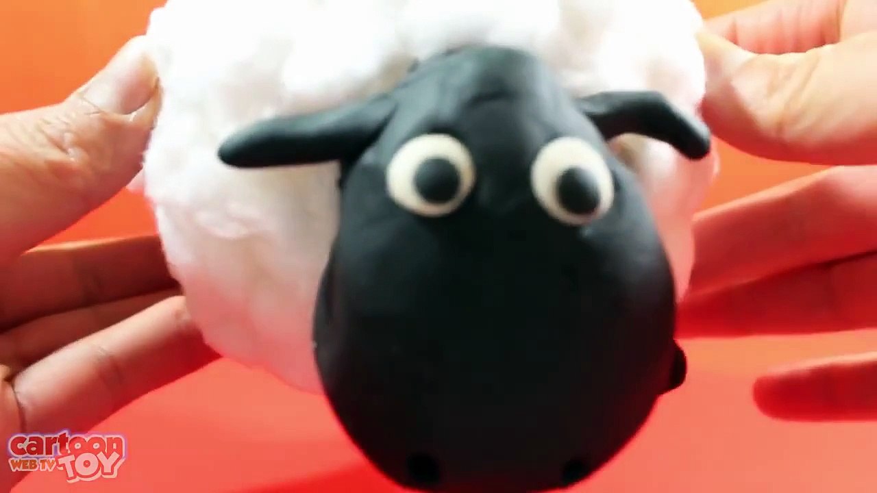 Shaun the Sheep Play Doh Surprise Egg Opening Strawberry Shortcake