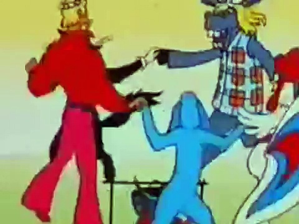 "In the wake of Bremen Town Musicians" Part 2 - cartoon music with English subtitles. HD