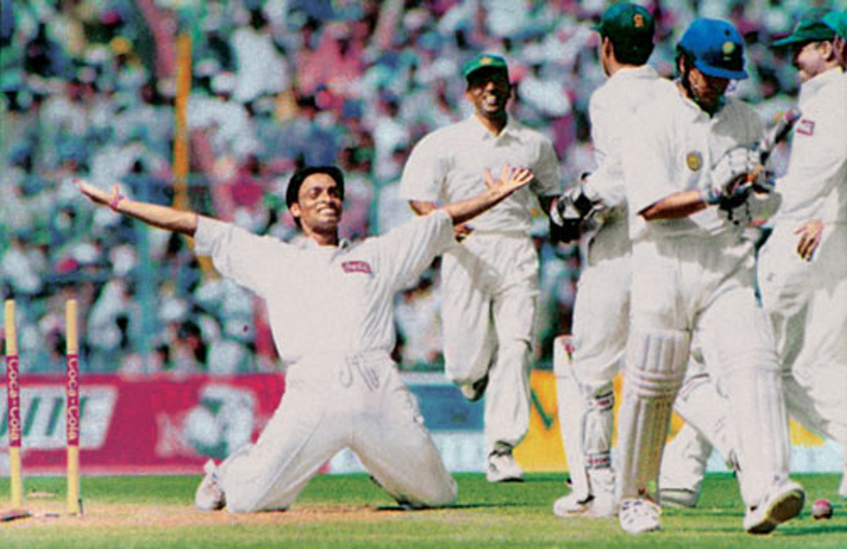 Consecutive Yorkers to Dravid and Sachin Tendulkar by Shoaib Akhtar