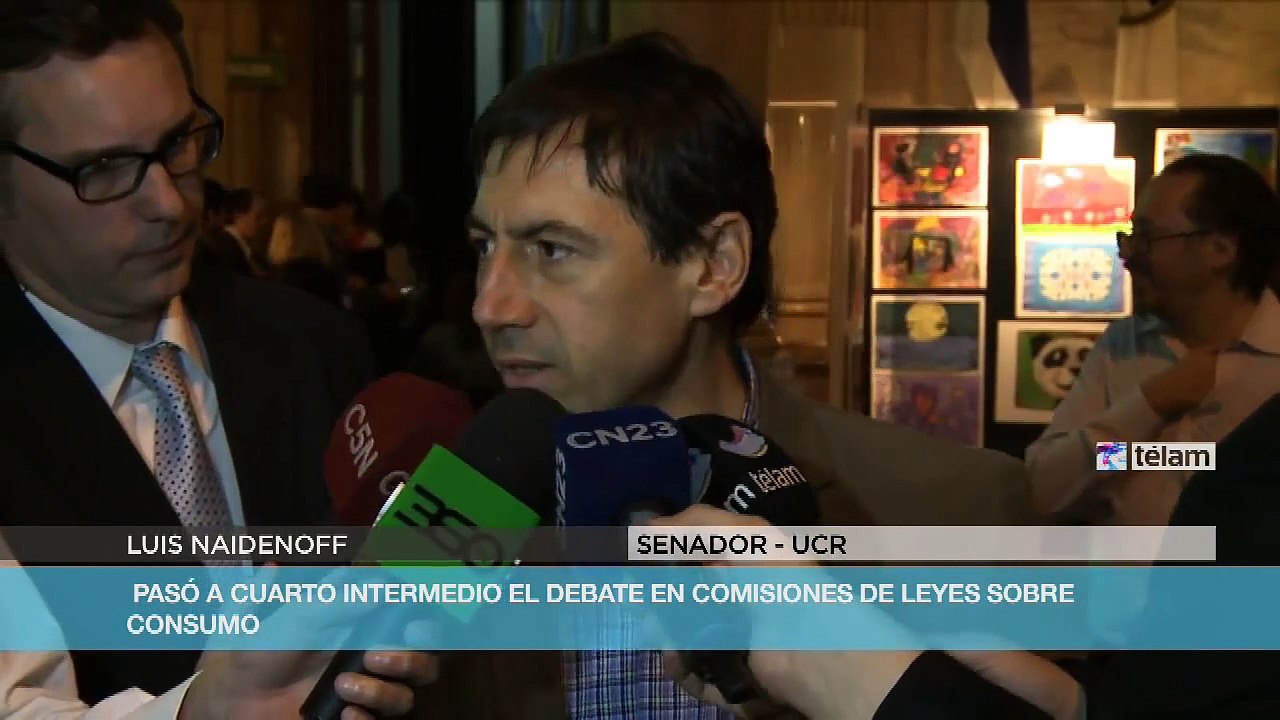Pasó a cuarto intermedio el debate en comisiones de leyes sobre consumo