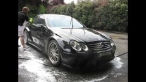 Hand Wash and Snow Foam on Mercedes Benz CLK DTM - Seattle Auto Detailing