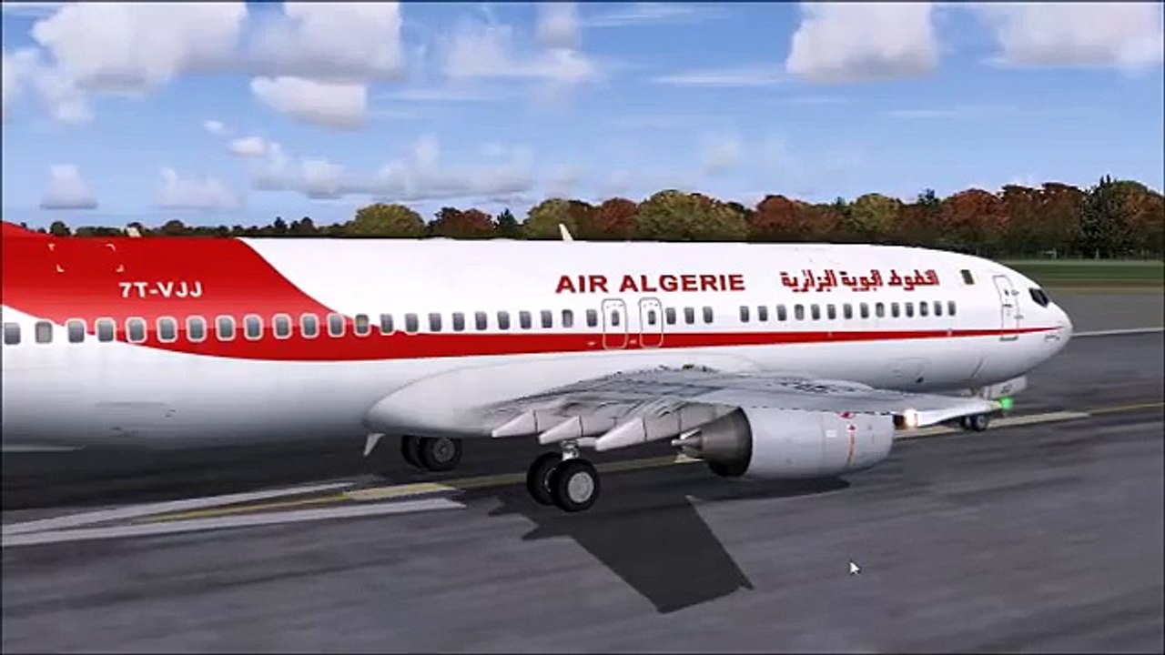 Air algerie line up & take off by Cpt ilyes dz (IVAO ALGERIA)