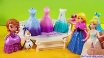 Play Doh Evil sisters Disney Frozen Dolls Queen Elsa Princess Anna Cinderella s Castle MagiClip