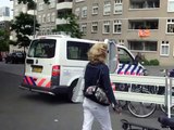 Spoedtransport uit Groningen Ambulance 01-145 en Verkeerspolitie naar het EMC