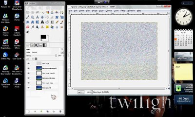 How To Make Rain On Gimp (easy tutorial)