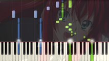 [High School DxD New] OP Sympathy  Piano Synthesia Tutorial