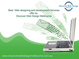Best Web designing and development Services offer by Discover Web Design Melbourne