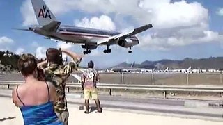 NEW!! airplane aviation video at juliana airport