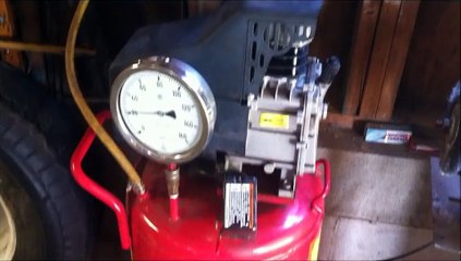 Harbor freight Air compressor intake mod quiet