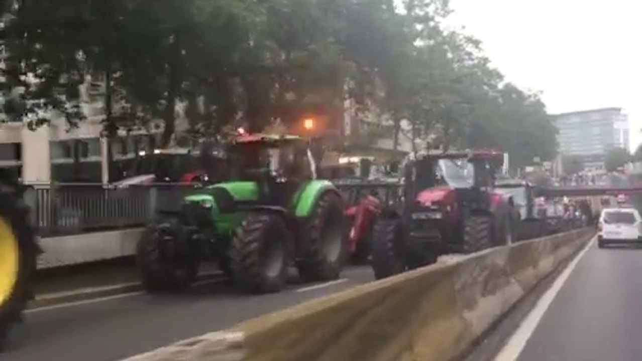 Tracteur dans les tunnels