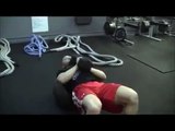 Stability Ball One Arm Dumbbell Bench Press Functional Muscle Fitness Exercise of the Week