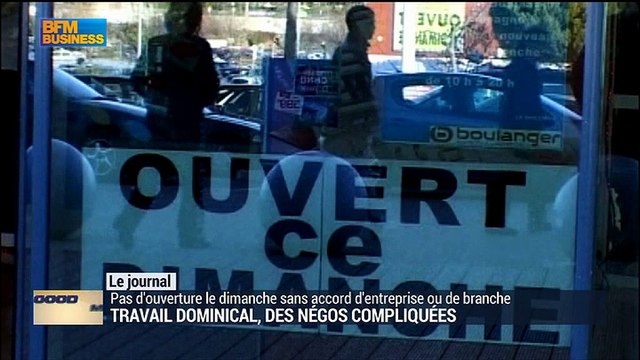 Travail dominical, des négos compliquées