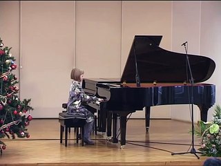 Tijanino prvo takmičenje - Muzička škola "Josip Slavenski", 22.12.2012.