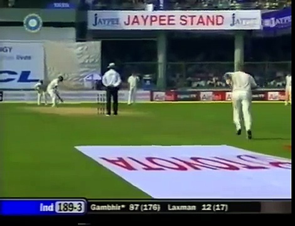 Cricket FIGHT! Gautam Gambhir Vs Australia 3rd Test Dehli 2008
