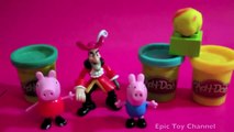Peppa Pig and George NICKELODEON Race CAPTAIN HOOK from Jake and the Never Land Pirates