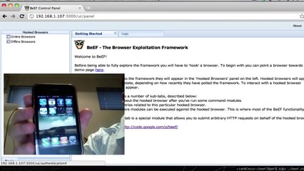 iPhone Skype Call via BeEF
