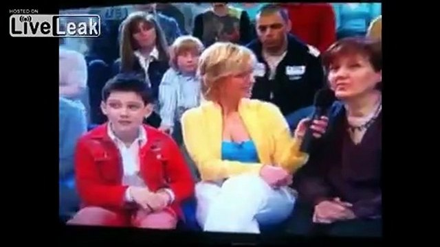 Boy Hits Puberty, Tries To Look Down Talk Show Hostâs Shirt