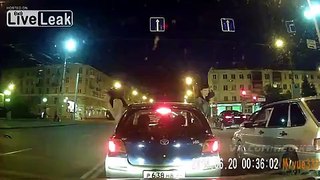 Russian dash cam with NO accidents - Just boobs!