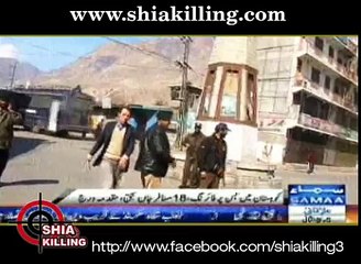 Attack on bus in Kohistan - Shia killing In Pakistan-28 fob 2012