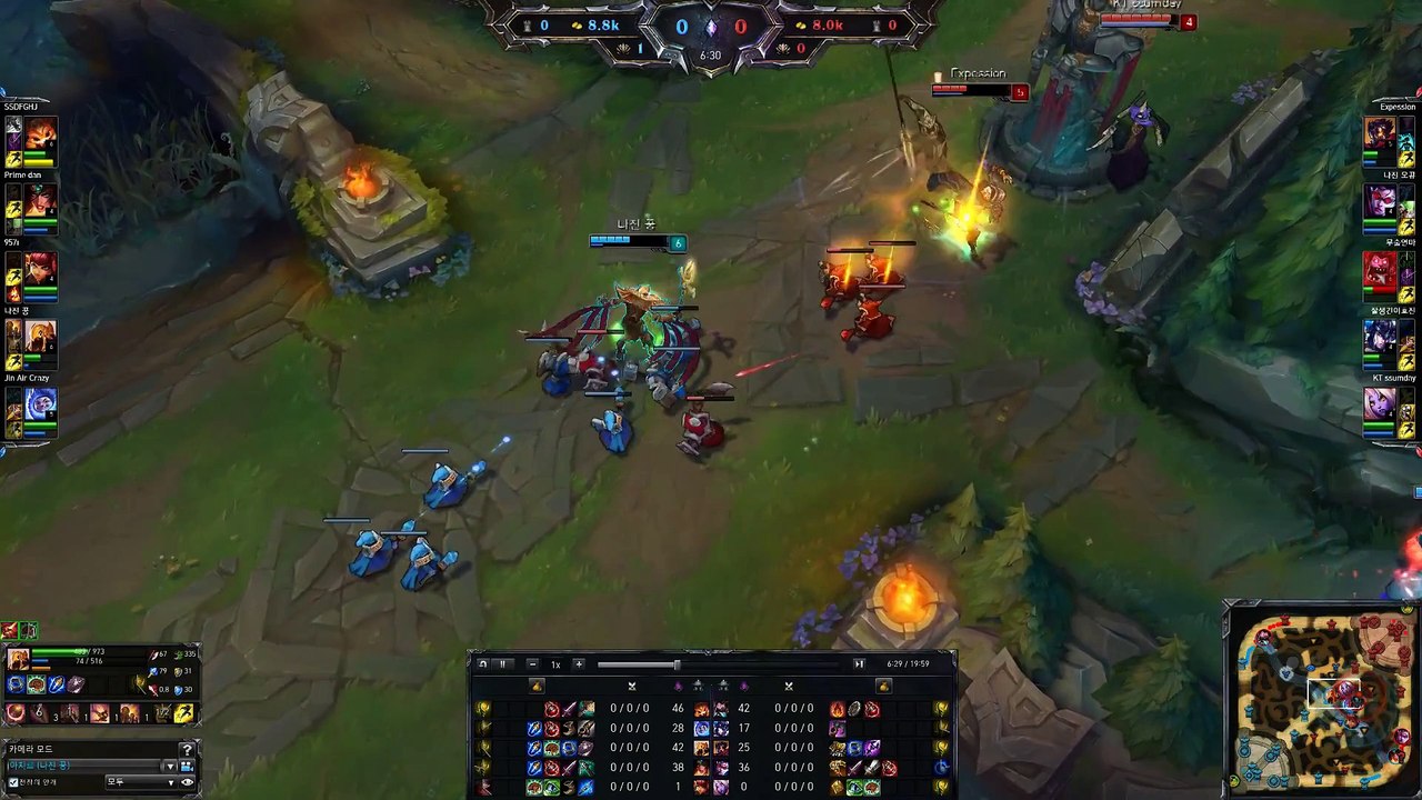 Najin Ggoong Azir vs Viktor Mid Lane KR LOL SoloQ