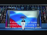 Speech of the Russian President Dmitry Medvedev on 24.09.2011.