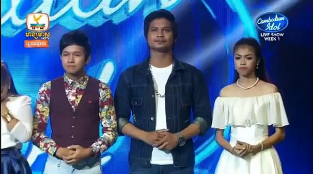 Cambodian Idol, Live Show Week 1, Result