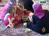 معاناة آلاف النازحين السوريين في غياب المساعدات