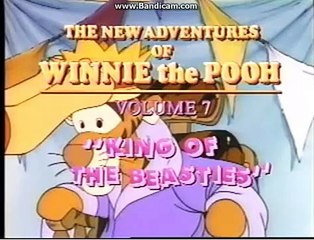 Opening To The New Adventures Of Winnie The Pooh:King Of The Beasties 1992 VHS