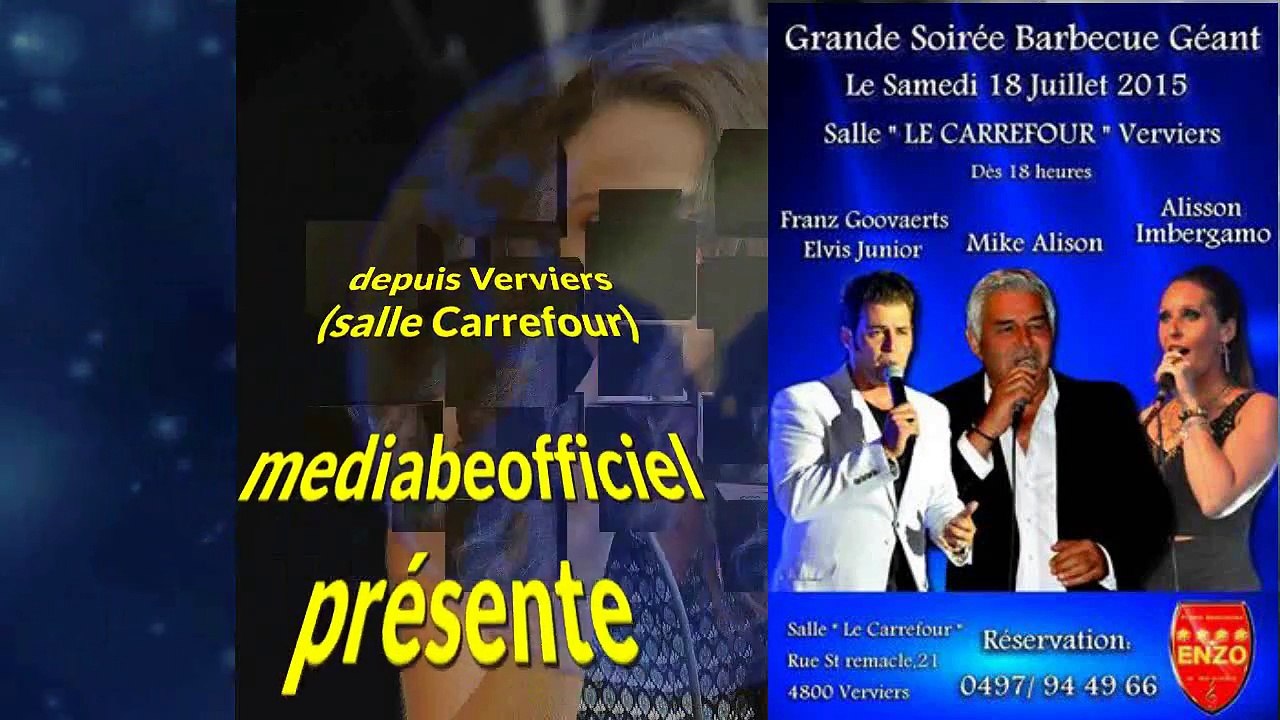 Concert Alisson salle Carrefour à Verviers le 18 juillet 2015