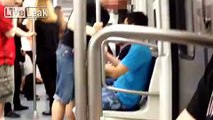 Spain - Racist attack in Barcelona Metro 28/06