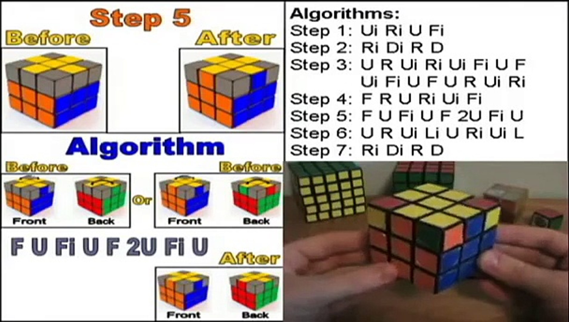 How To Solve A Rubik's Cube For Beginners Part 2