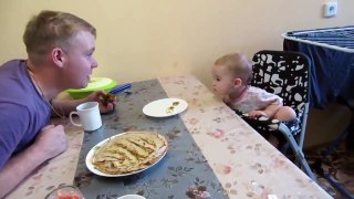 Russian Baby Arguing With Parents   Funny Kid