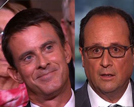 La discrète pique de Hollande à Sarkozy (qui a bien fait rire Valls)